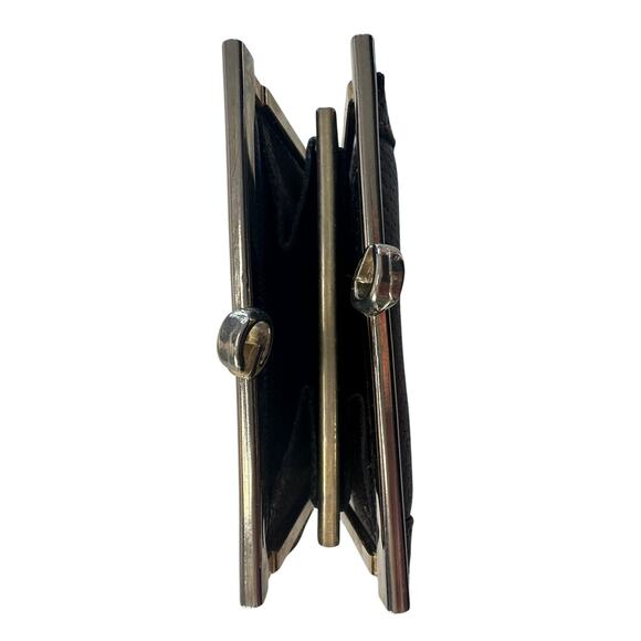 Gucci GG Kiss Lock Leather Coin Pouch -Great Vintage Gucci Find! - Picture 5 of 16